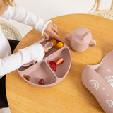 Comfy Grip Silicone Spoons 2pk - Dusty Pink - All4Ella