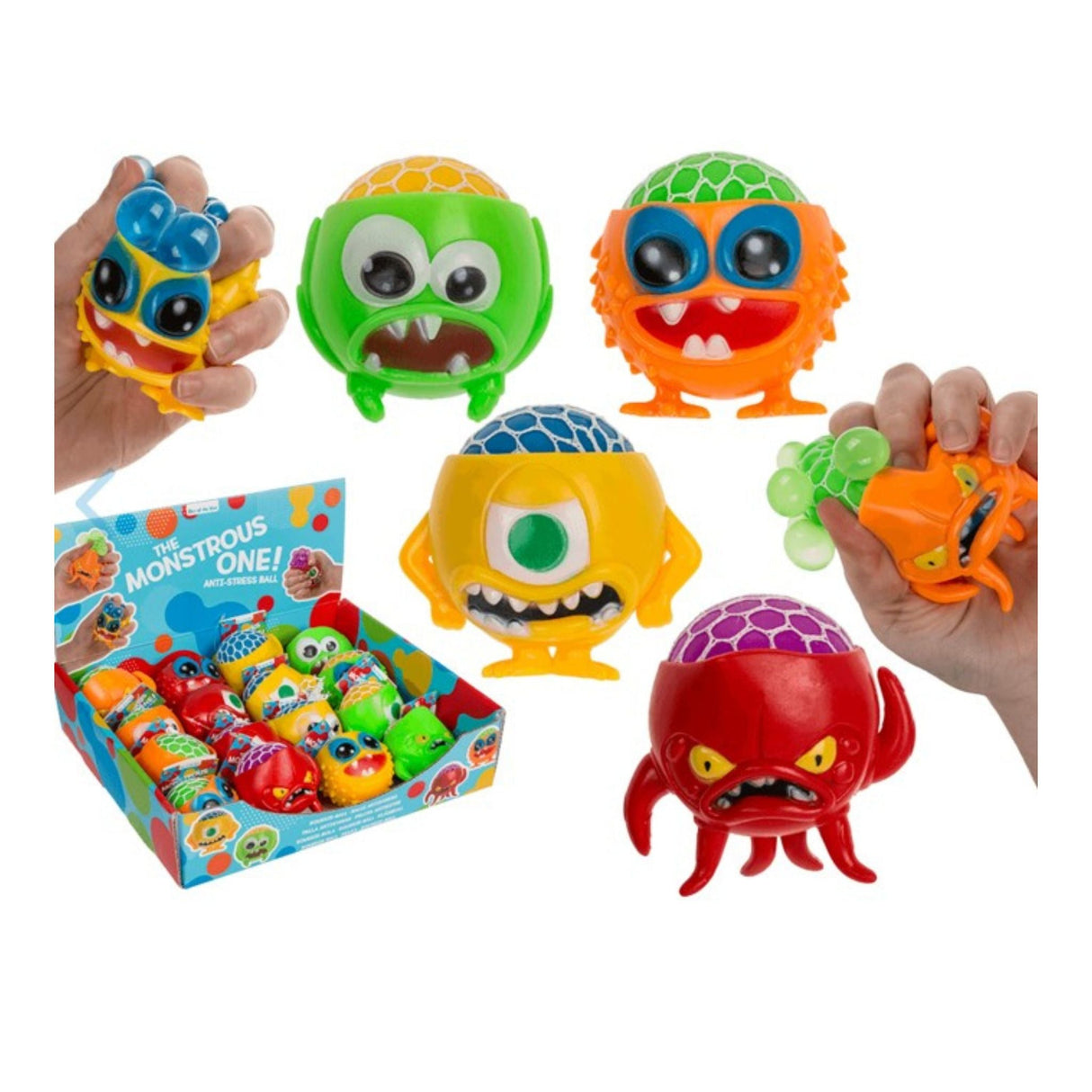 Squishy Mesh Monster Disp - 16pcs