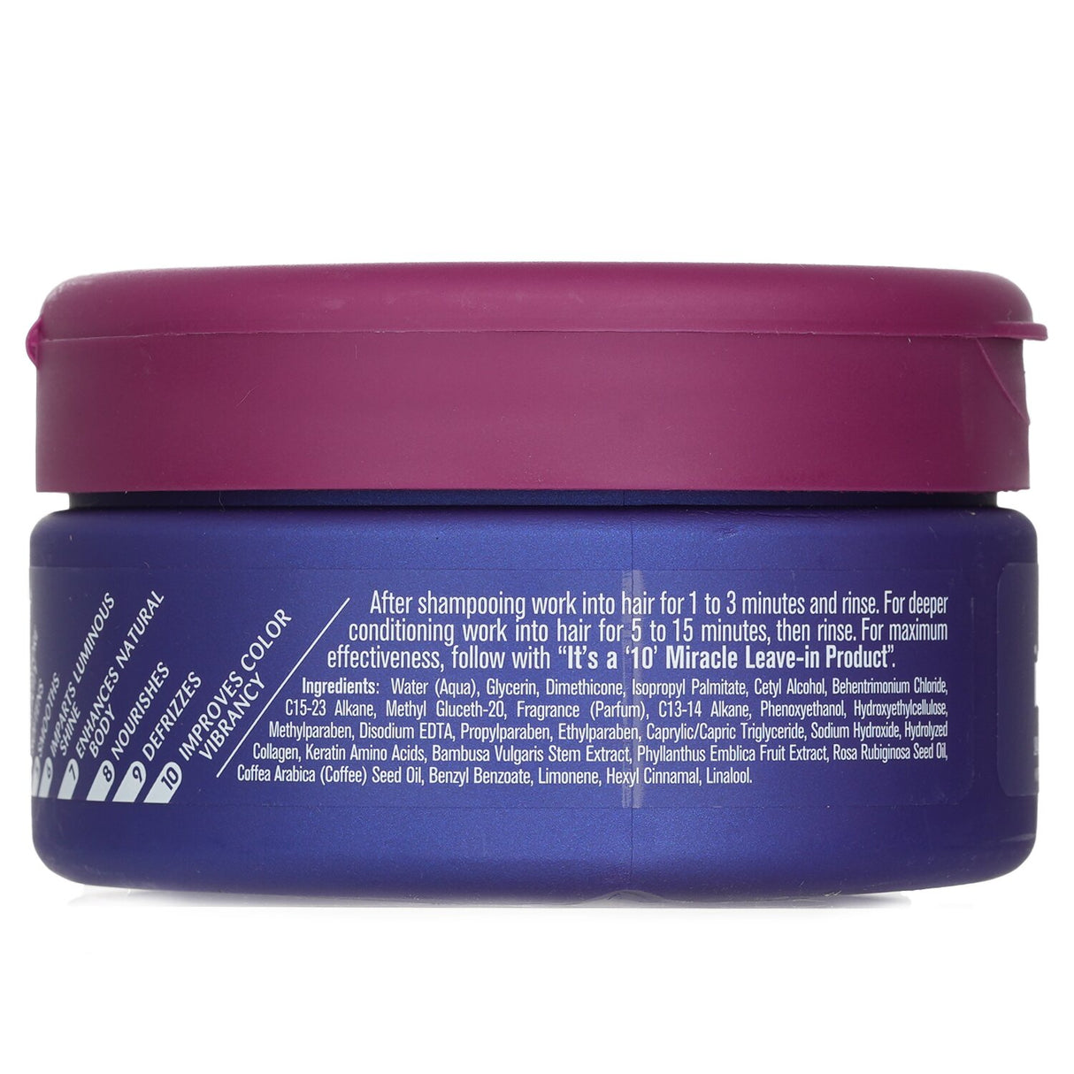 It's A 10 Miracle Hair Mask in 240ml, delivers deep hydration, restores shine, and enhances manageability for all hair types.