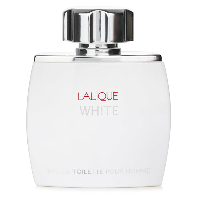 Lalique White Pour Homme Eau De Toilette 75ml features spicy citrus notes in a luxurious bottle for the modern man.