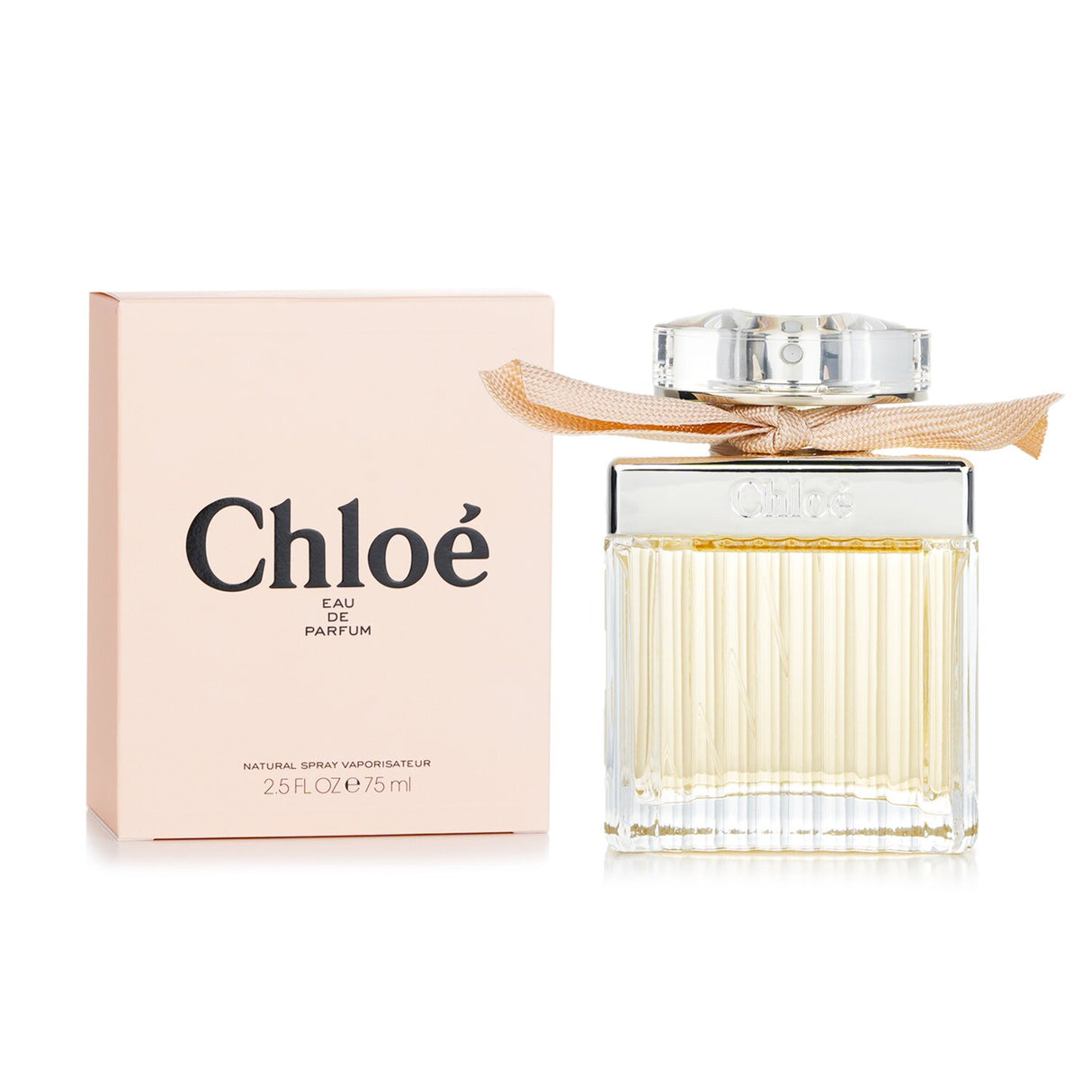 Chloe Eau De Parfum Spray 75ml features elegant floral notes of peony, rose, and amber, perfect for modern women.