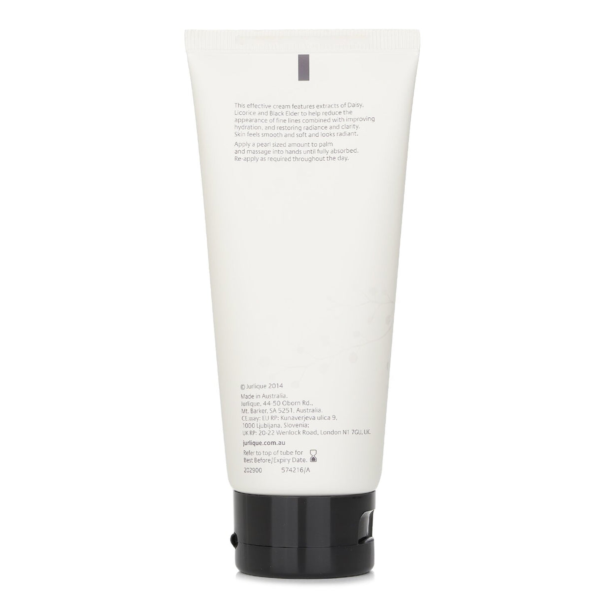 Anti-aging hand cream with Daisy, Licorice, and Black Elder for youthful, smooth hands (100ml).