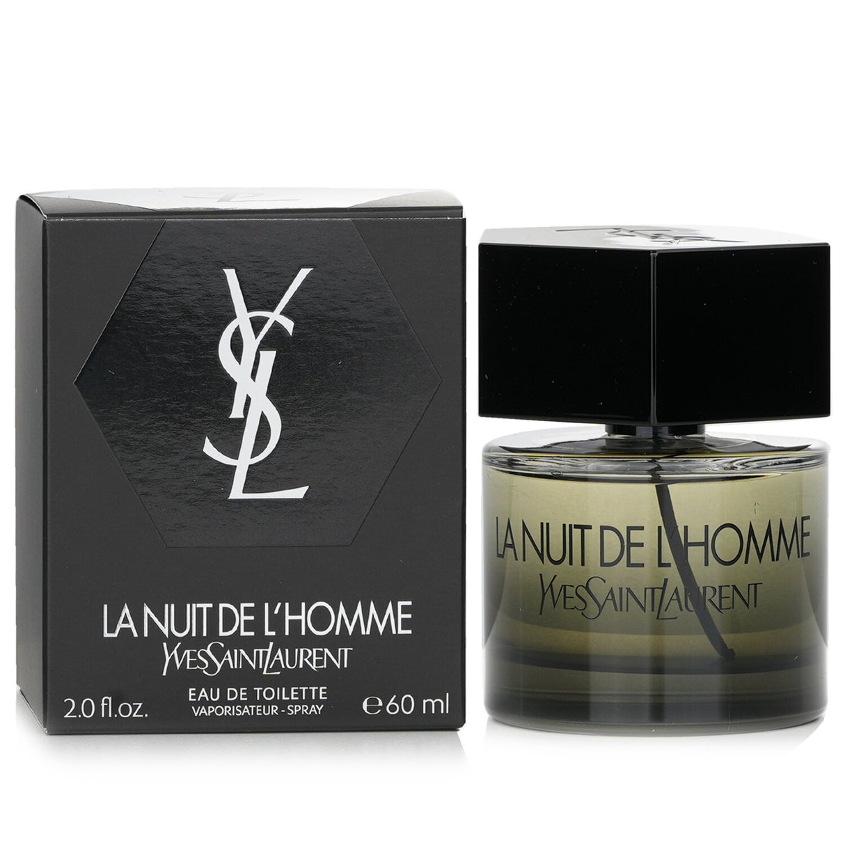 Yves Saint Laurent La Nuit De L'Homme Eau De Toilette, a 60ml fragrance featuring floral and woody notes for the modern man.