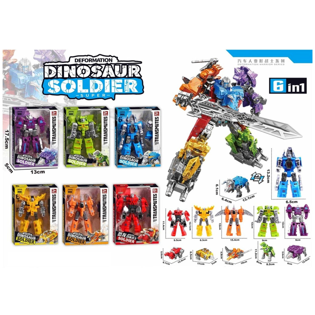 Transforming Robot Dinosaur Toy