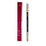 Clarins Waterproof Eye Pencil in #01 Black, creamy, long-lasting formula ideal for bold eyeliner or blended eyeshadow.