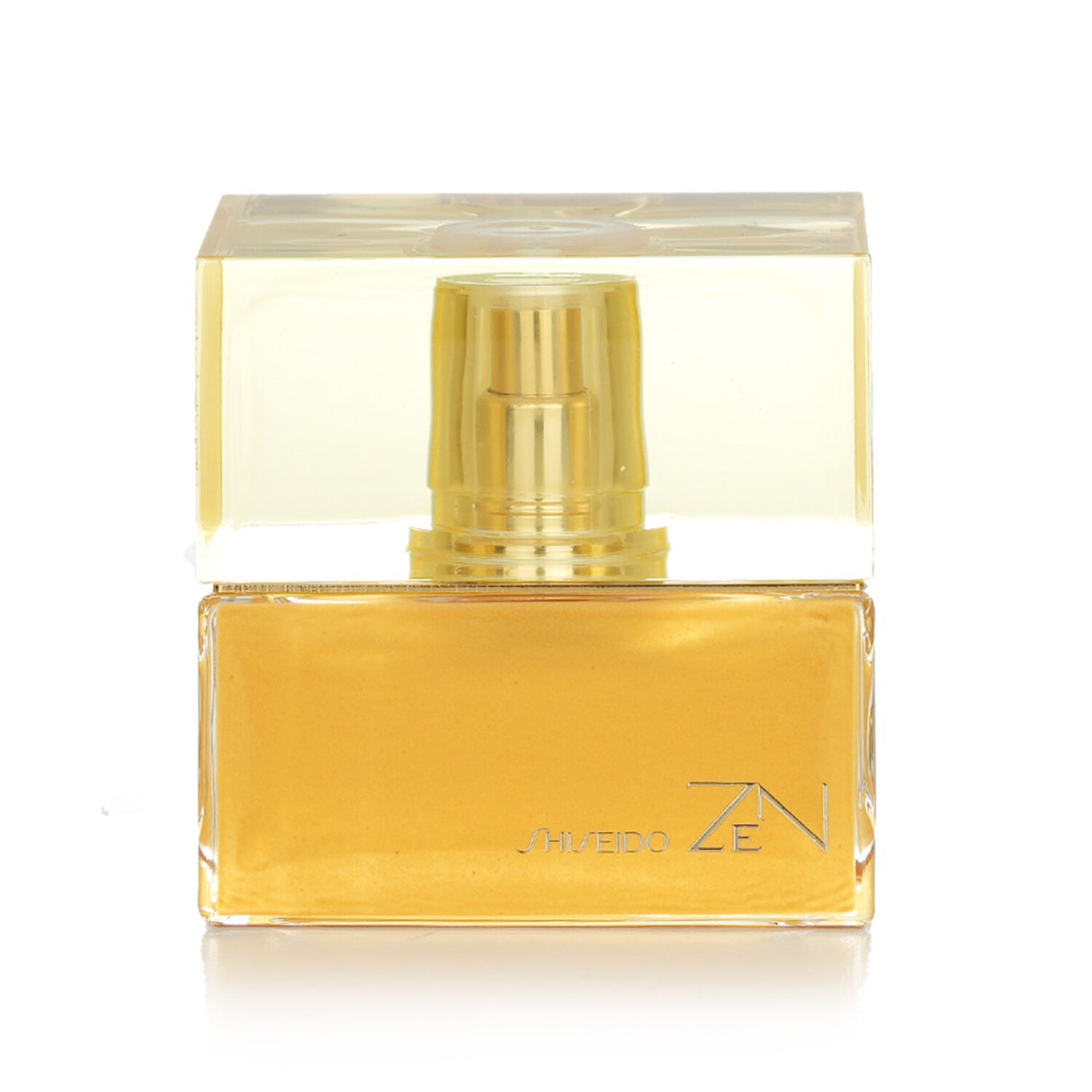 Shiseido Zen Eau De Parfum spray in 50ml, featuring citrus, rose, and amber notes for a luxurious, modern fragrance experience.