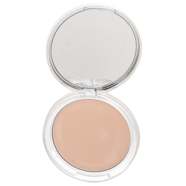 Clinique Almost Powder MakeUp SPF 15 in No. 02 Neutral Fair, a lightweight powder foundation for a flawless, natural finish.