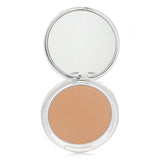 Lightweight Clinique powder foundation in No. 04 Neutral with SPF 15, designed for a natural, flawless complexion.