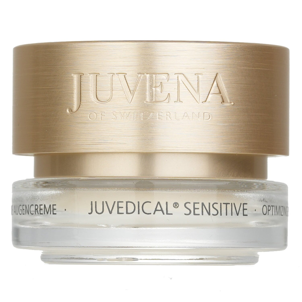 Juvena Prevent & Optimize Eye Cream for sensitive skin, 15ml, combats redness, fine lines, and dark circles with SkinNova SC Technology.