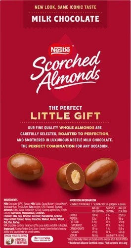Milk Chocolate Scorched Almonds Nestlé 180g