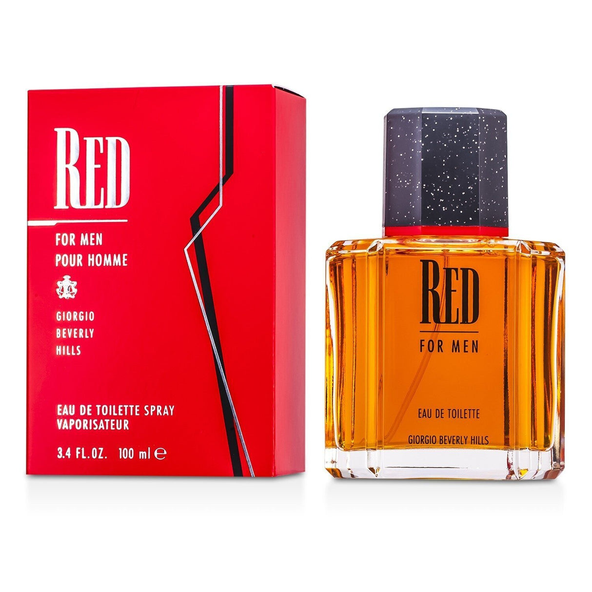 Giorgio Beverly Hills - Red Eau De Toilette Spray, a bold fragrance for men with refreshing and robust notes in a stylish 100ml bottle.