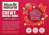 Nice & Natural Strawberry & Yoghurt Flavour Chewy Muesli Bars 6 x 30g