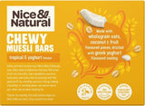 Nice & Natural Tropical & Yoghurt Flavour Chewy Muesli Bars 6 x 30g