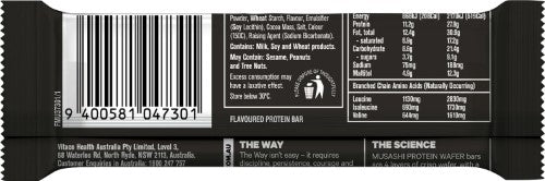 Musashi Chocolate Flavour Protein Wafer 12 x 40g
