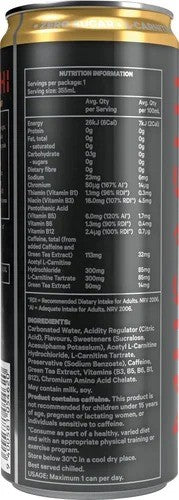 Musashi Passionfruit Shred Energy Drink 12 x 355ml