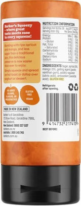 Apricot & Mango Squeezy Fruit Preserve Barker’s 290g