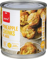 Pineapple Chunks In Juice Pams 425g