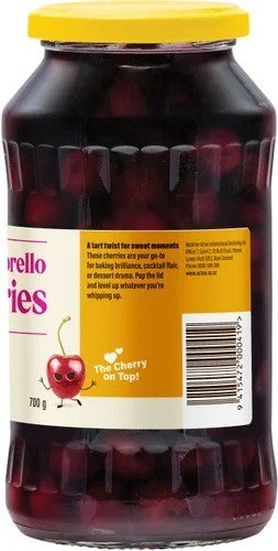 Pitted Morello Cherries In Syrup Golden Sun 700g