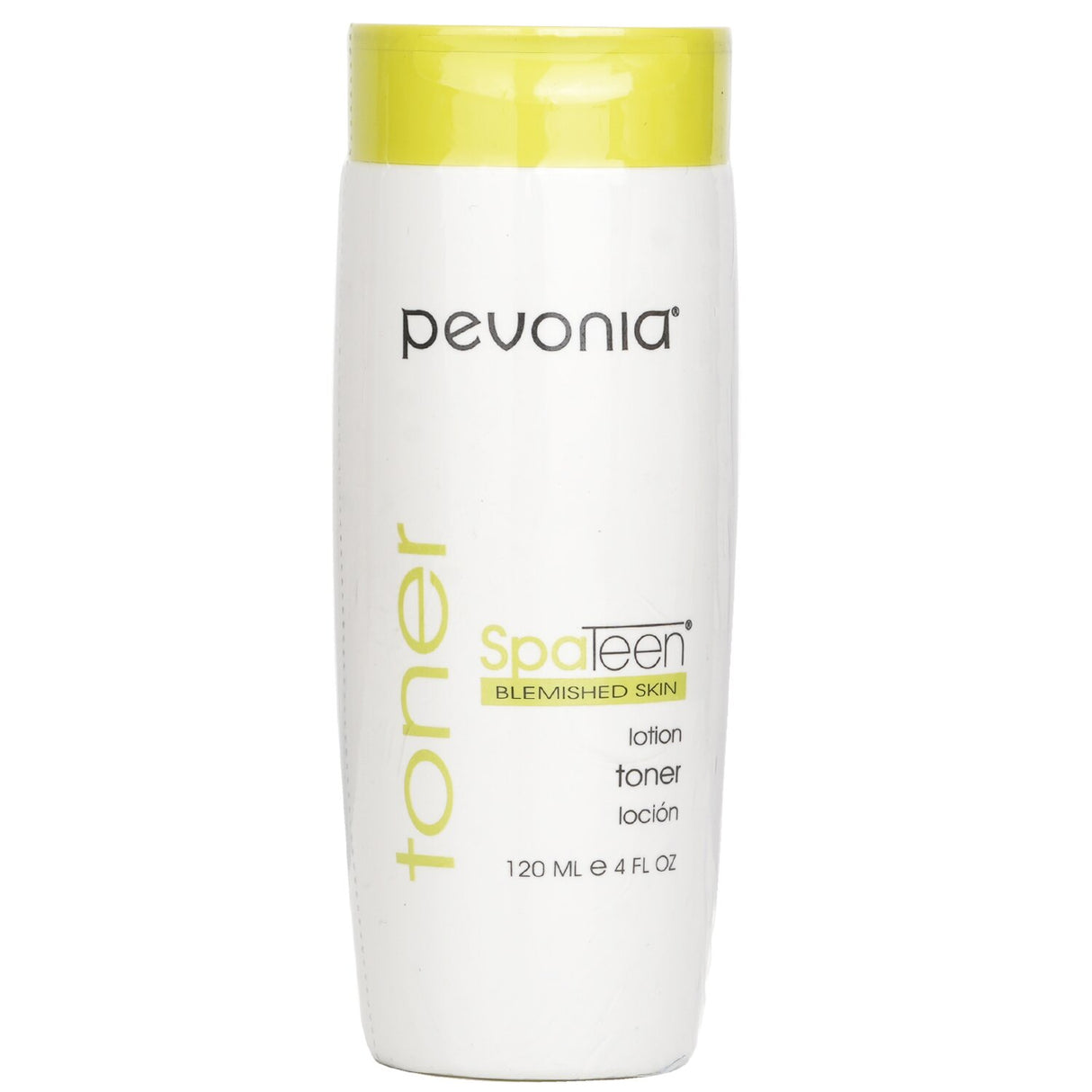 Pevonia Botanica SpaTeen Blemished Skin Toner in 120ml, purifies blemish-prone skin with a refreshing citrus scent.