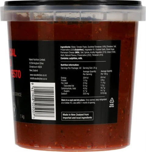 Sundried Tomato Pesto Prep Kitchen Commercial 1kg