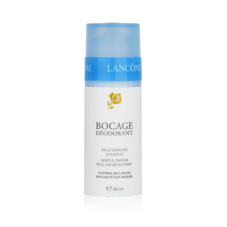 Alcohol-free Lancome Bocage Caress Deodorant Roll-On, 50ml, providing long-lasting freshness and precise application.