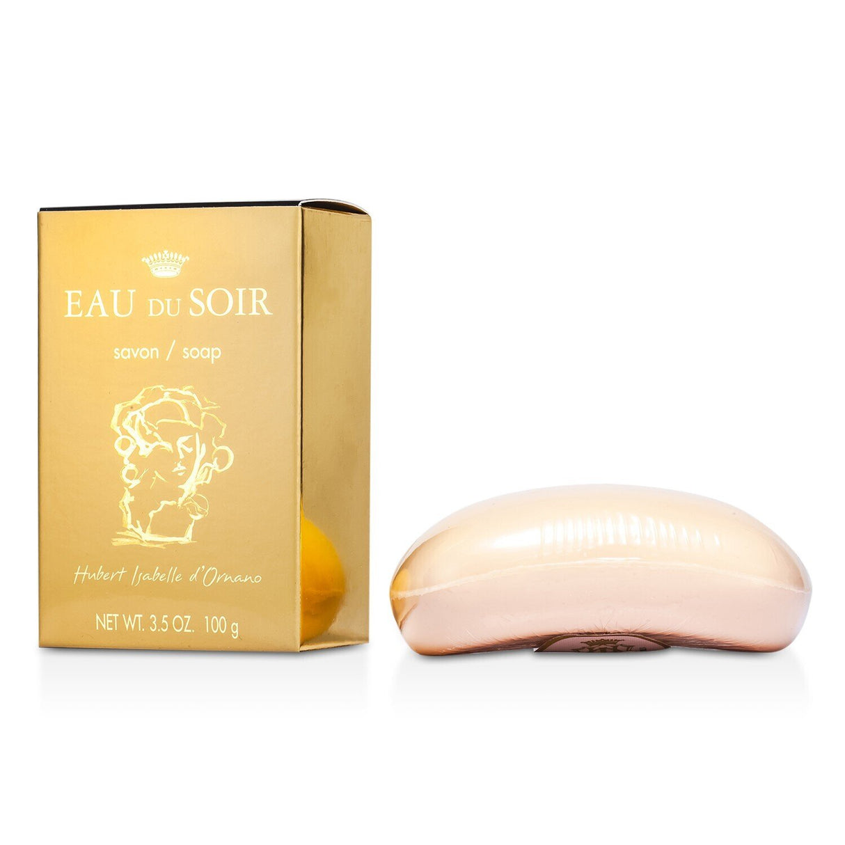 Luxurious Sisley Eau Du Soir Soap (100g) offers elegant fragrance, gentle cleansing, and a long-lasting, smooth finish.