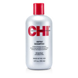 Rich and creamy CHI Infra Moisture Therapy Shampoo for ultimate hydration, enhancing scalp and hair moisture balance.