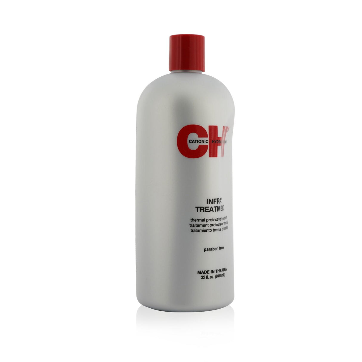 Ultra-nourishing CHI Infra Thermal Protective Treatment for soft, healthy hair; rebuilds structure and offers heat protection.