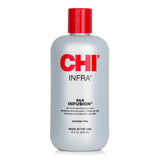 CHI Silk Infusion 355ml is a nourishing, alcohol-free hair treatment that enhances luster and protects against heat damage.