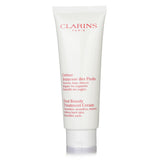 Clarins Foot Beauty Treatment Cream in a 125ml tube, designed to hydrate, soothe, and rejuvenate tired, rough feet.