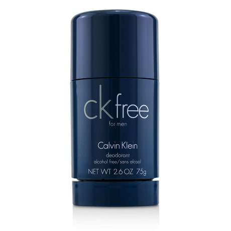 Calvin Klein CK Free Deodorant Stick for men, 75g, offers long-lasting odor protection and a refreshing fragrance for all skin types.