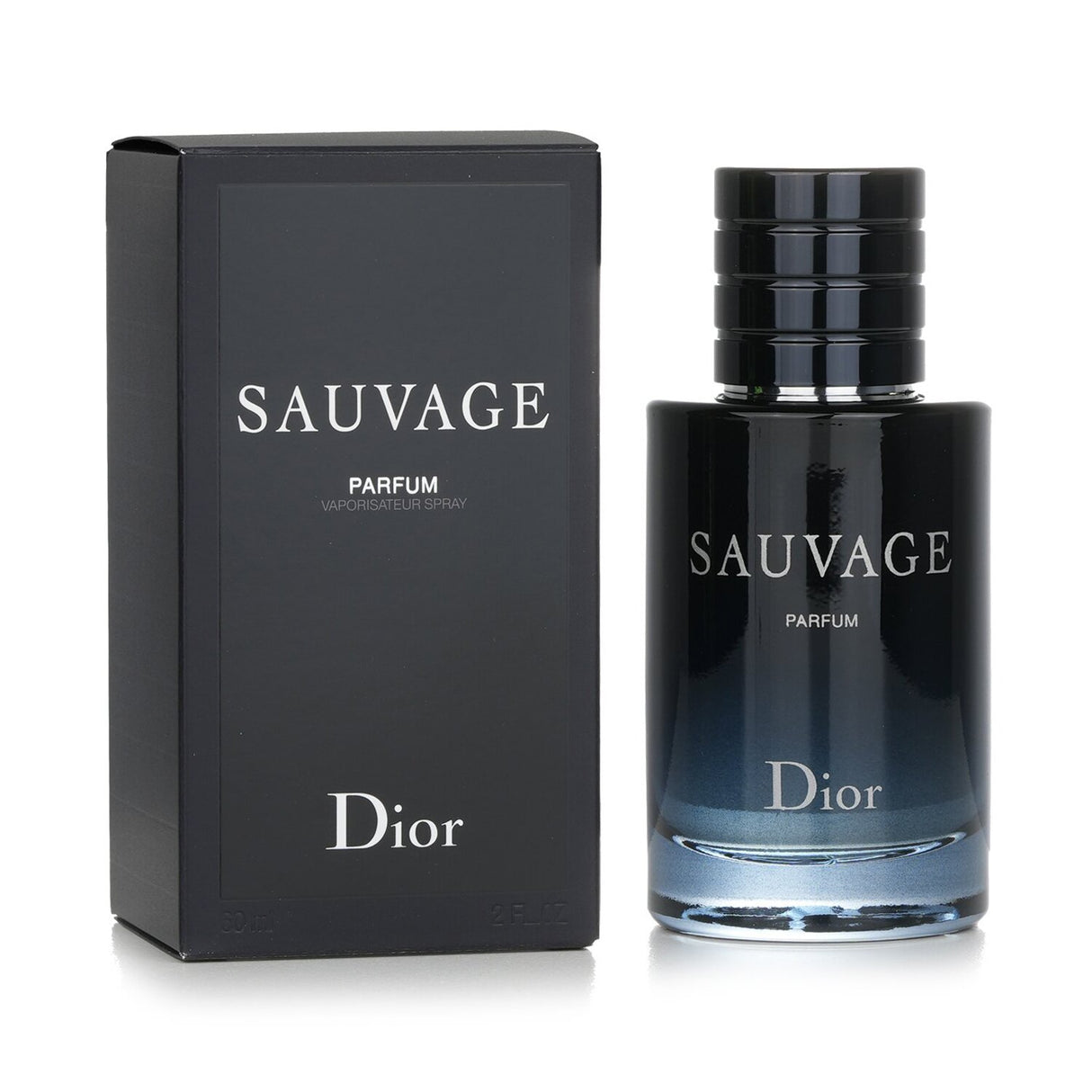 Christian Dior Sauvage Parfum Spray in 60ml, featuring spicy Sichuan pepper and fresh bergamot for elegant men.