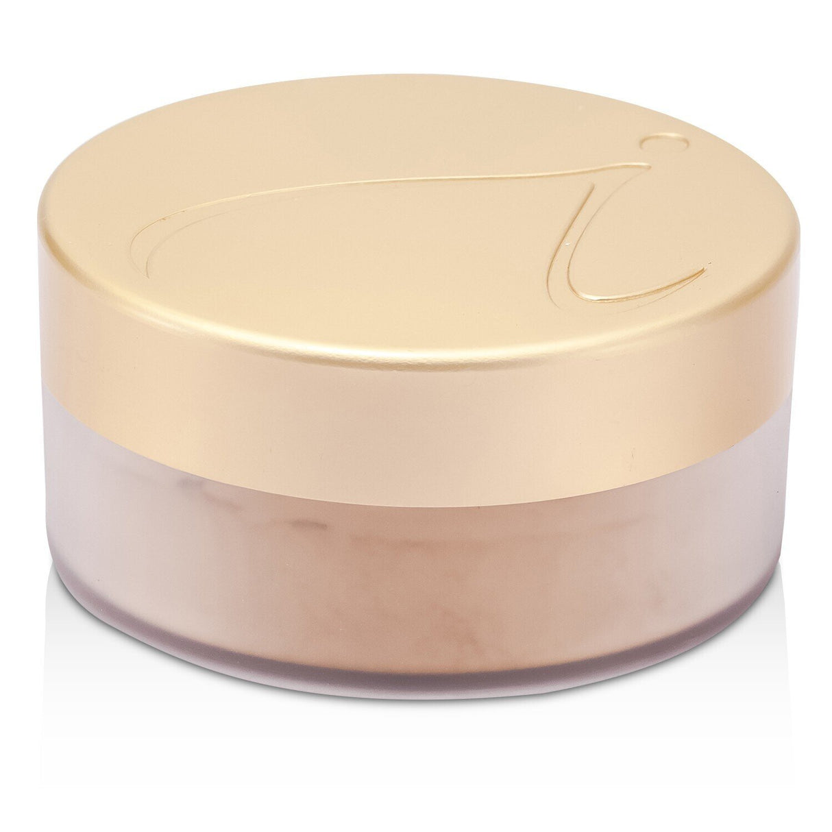 Loose mineral powder with SPF 20 in Amber, providing flawless coverage and sun protection for all skin types.