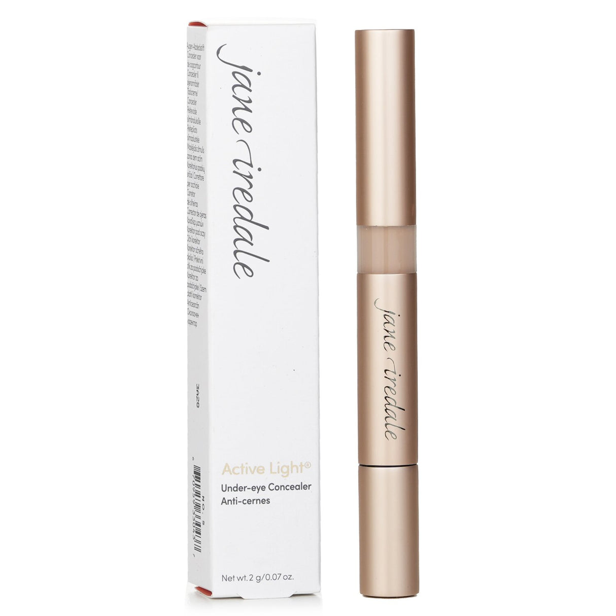 Jane Iredale Active Light Under Eye Concealer #5 in 2g, brightens, conceals, and soothes under-eye with Vitamin K and extracts.