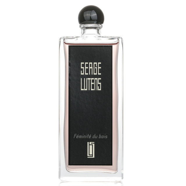 Elegant 50ml Serge Lutens Feminite Du Bois Eau De Parfum, blending sweet rose, orange blossom, ylang ylang, cedar, and vanilla.