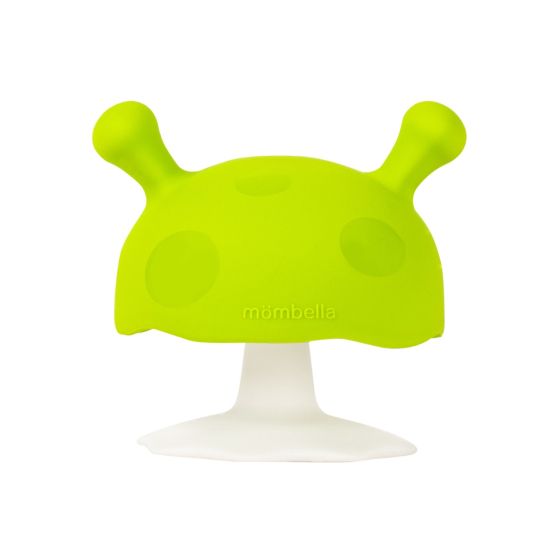 Mushroom Soothing Teether - Green - Mombella