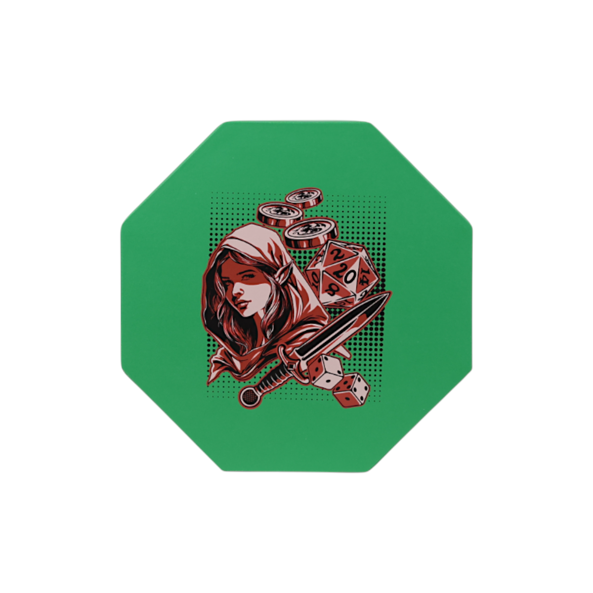 LPG Essentials Dice Arena Teal / Crimson