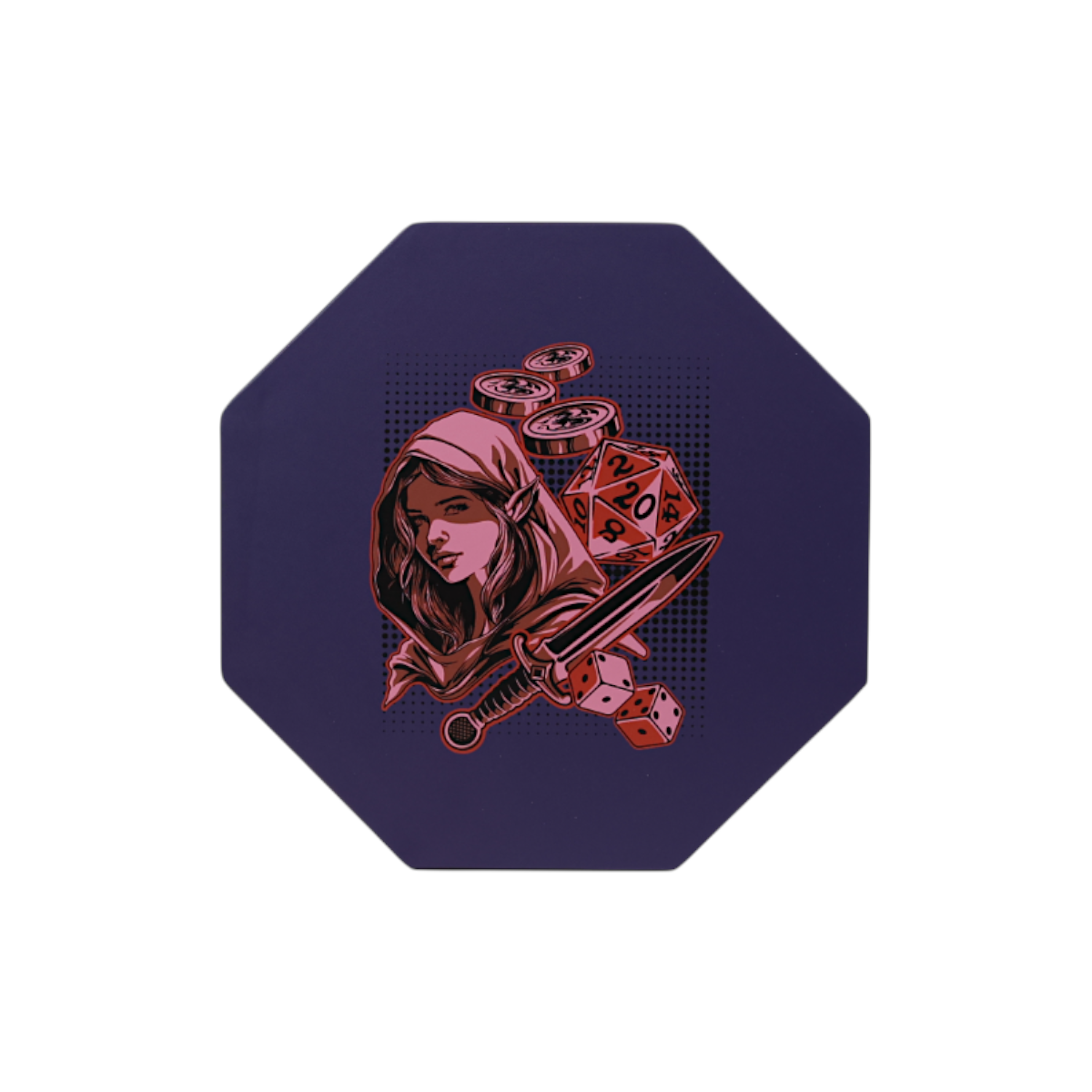 LPG Essentials Dice Arena Deep Blue / Burnt Burgundy