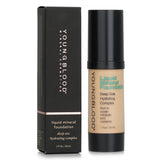 Youngblood Liquid Mineral Foundation in Shell, 30ml; sheer, moisturizing formula for a natural, radiant complexion.