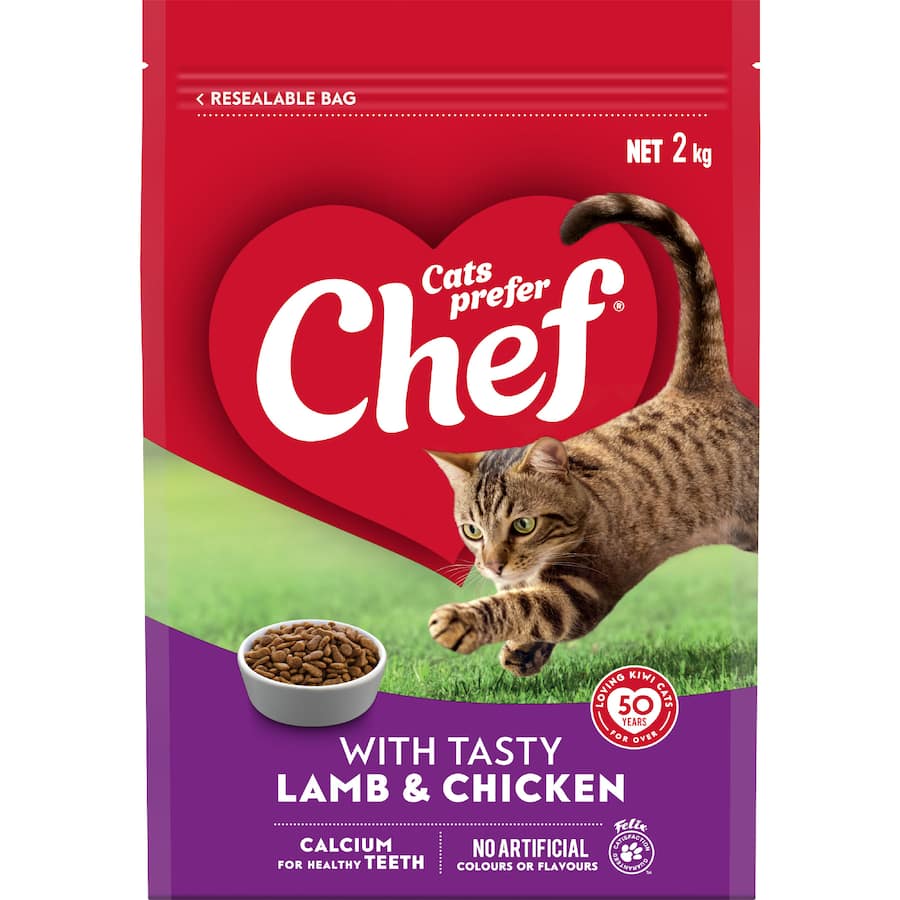 Chef Dry Cat Food Lamb & Chicken 2kg