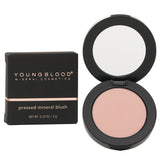 Youngblood Pressed Mineral Blush in Bashful - sheer powder blush for a radiant glow, versatile for cheeks, eyes, and lips.