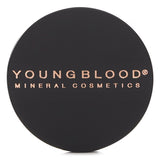 Youngblood Pressed Mineral Blush in Blossom, a sheer powder delivering natural color and glow, perfect for cheeks and touch-ups.