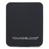 Youngblood Pressed Mineral Eyeshadow Quad in Eternit featuring four vibrant, blendable shades in a travel-friendly mirrored compact.