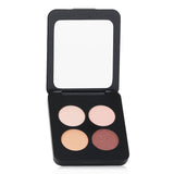 Youngblood Pressed Mineral Eyeshadow Quad in Eternit featuring four vibrant, talc-free shades in a mirrored compact.