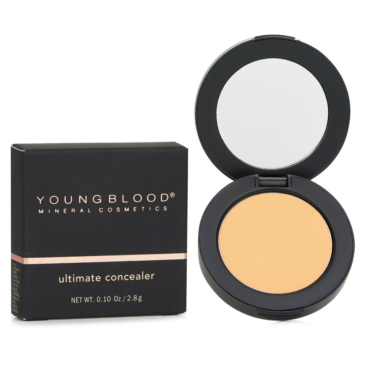 Youngblood Ultimate Concealer in Tan, a creamy formula for flawless coverage, minimizing dark circles and blemishes.