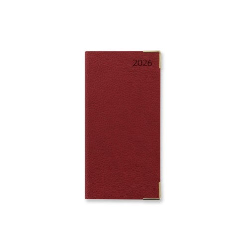 Letts of London Diary Connoisseur Slim WTV English Red 2026