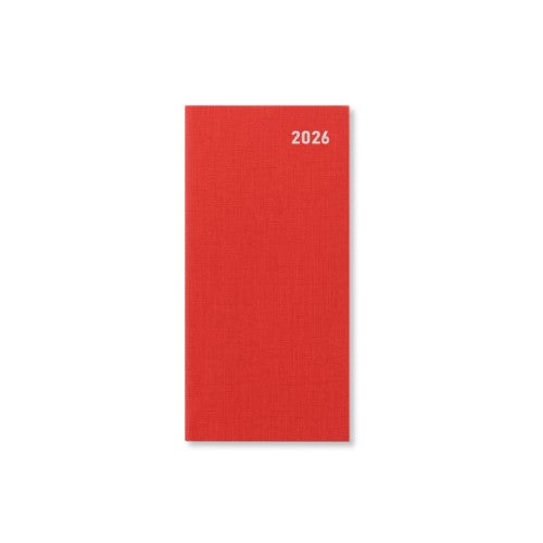 Letts of London Diary Principal Slim WTV English Red 2026