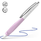 Schneider Ballpoint Pen Haptify Medium Blue Ink White/Lilac