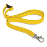 Lanyard with Metal Clip - 100 units  - Yellow