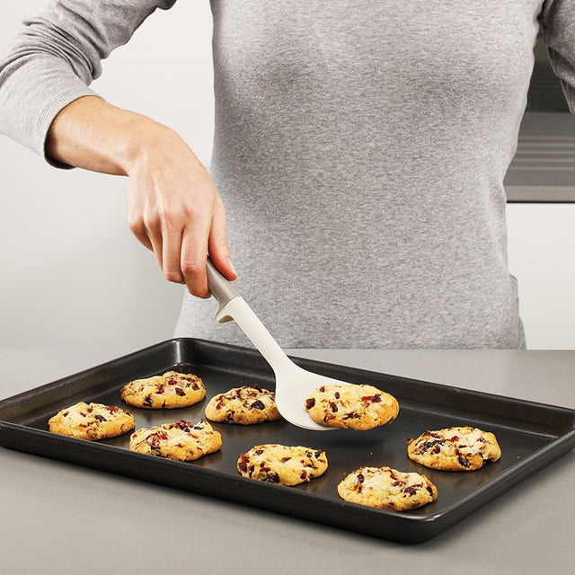 Silicone Cookie Turner by Joseph Joseph: heat-resistant, flexible, perfect for lifting cookies from oven to plate.